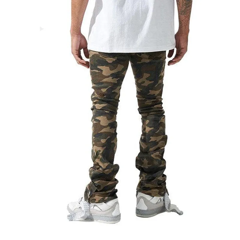 Men's "Element" Camo Stacked Jeans