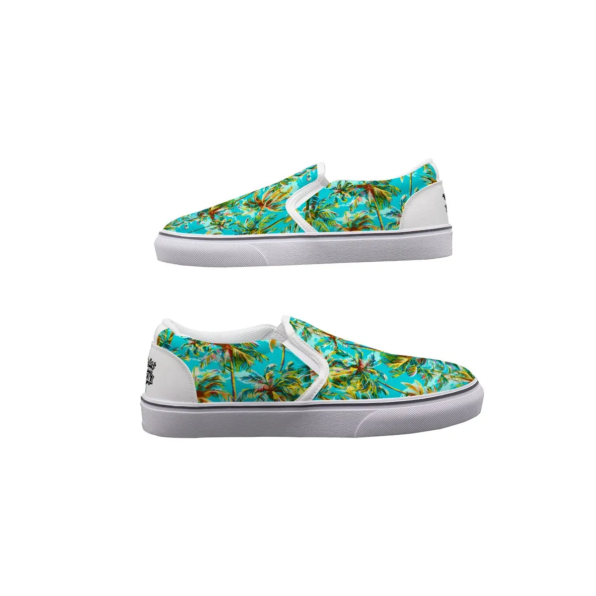 Men's Slip On Sneakers palm print