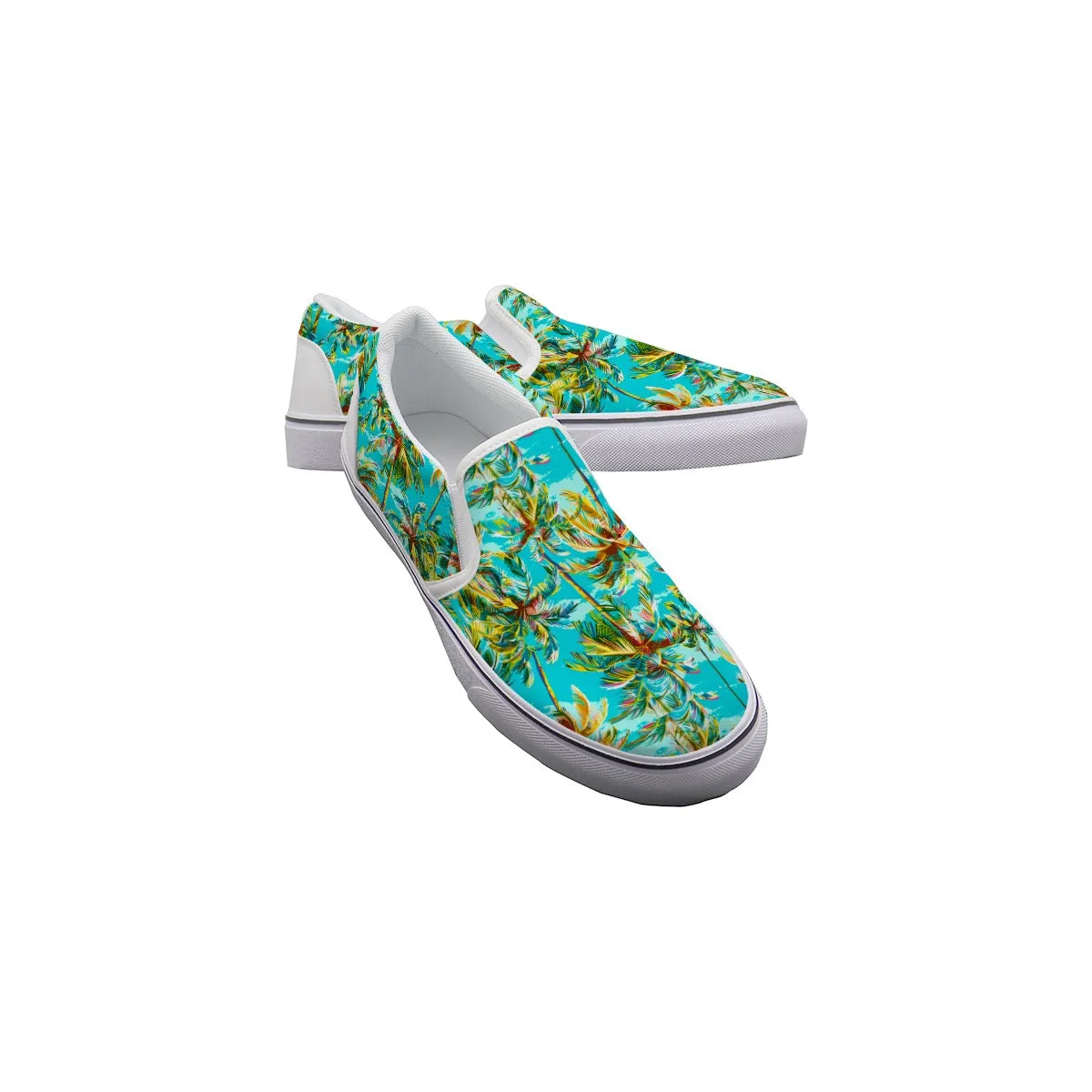 Men's Slip On Sneakers palm print