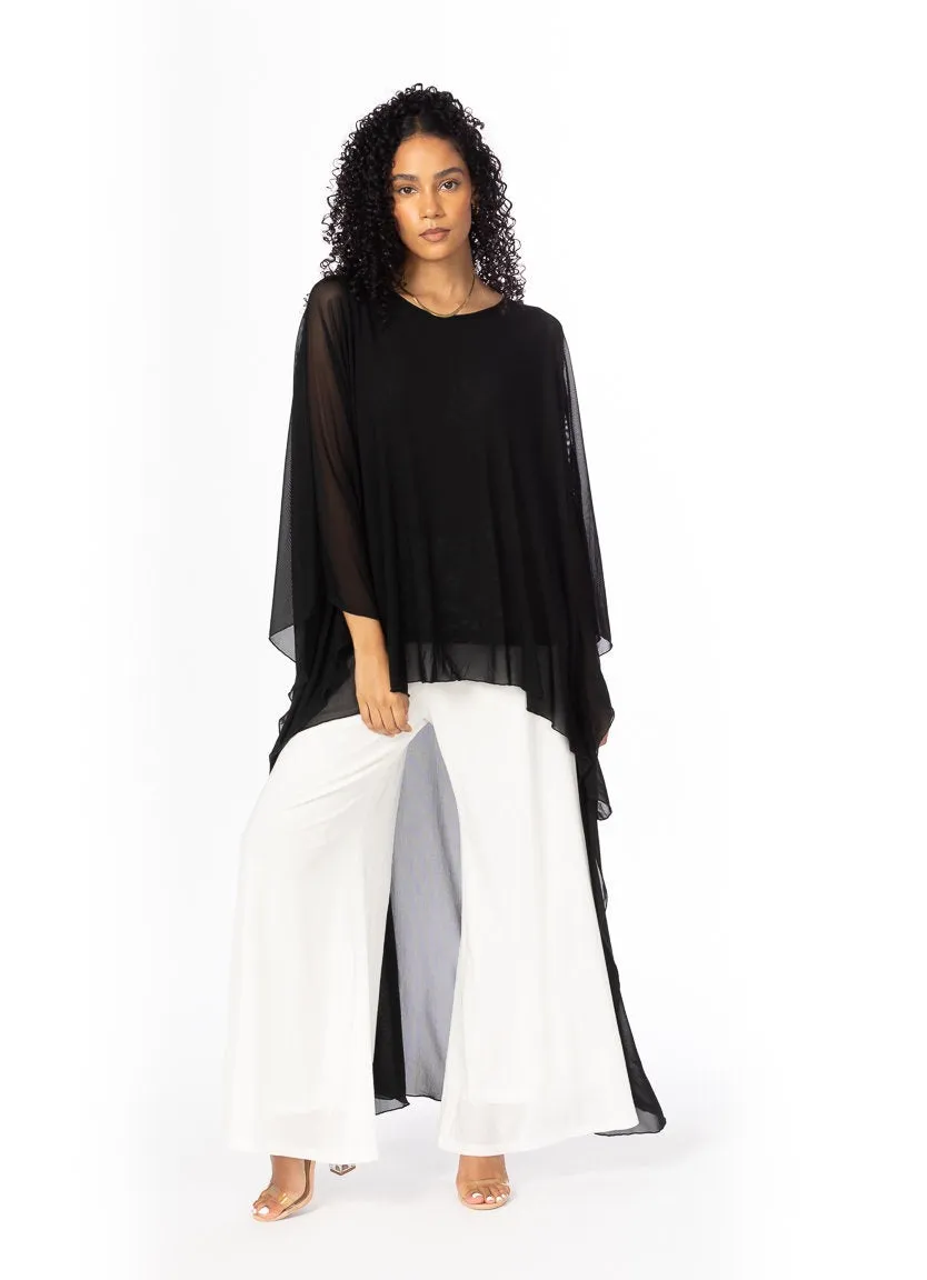 Mesh Palazzo Pant