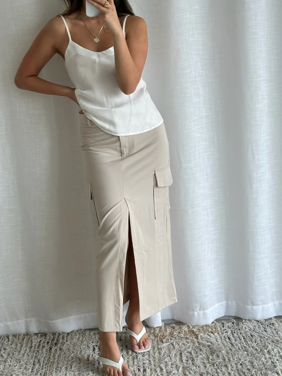 Miss Cargo Maxi Skirt