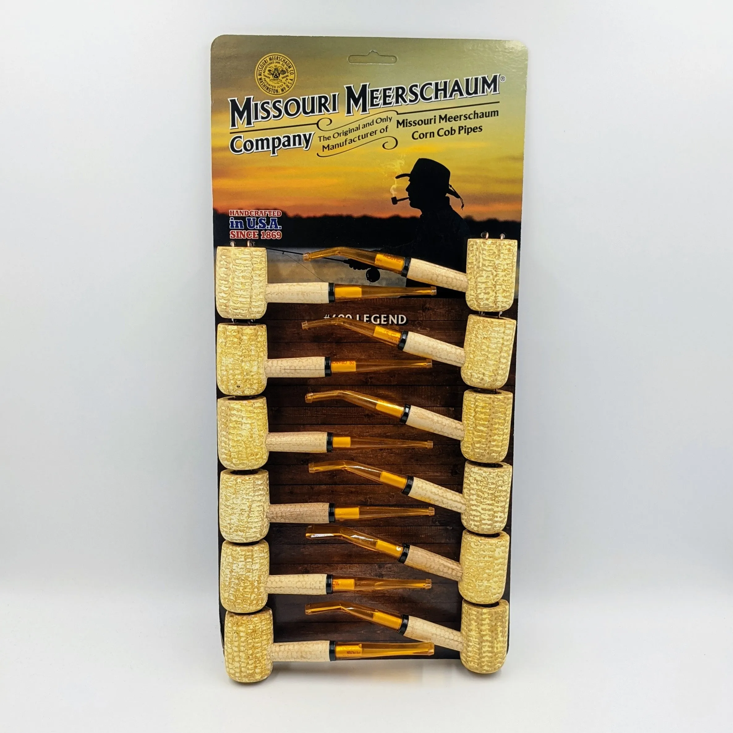 Missouri Meerschaum Corn Cob Pipe. Click here to see Collection!