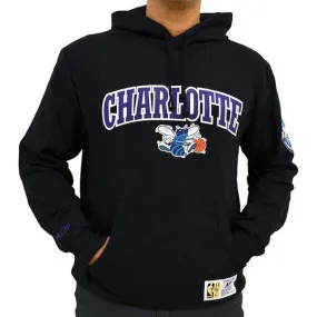 Mitchell & Ness Charlotte Hornets Game Time Retro Fleece Hoody Black