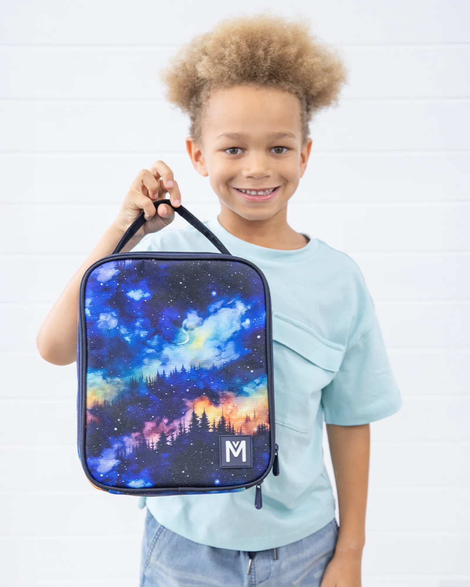 MontiiCo Large Insulated Lunch Bag - Galaxy