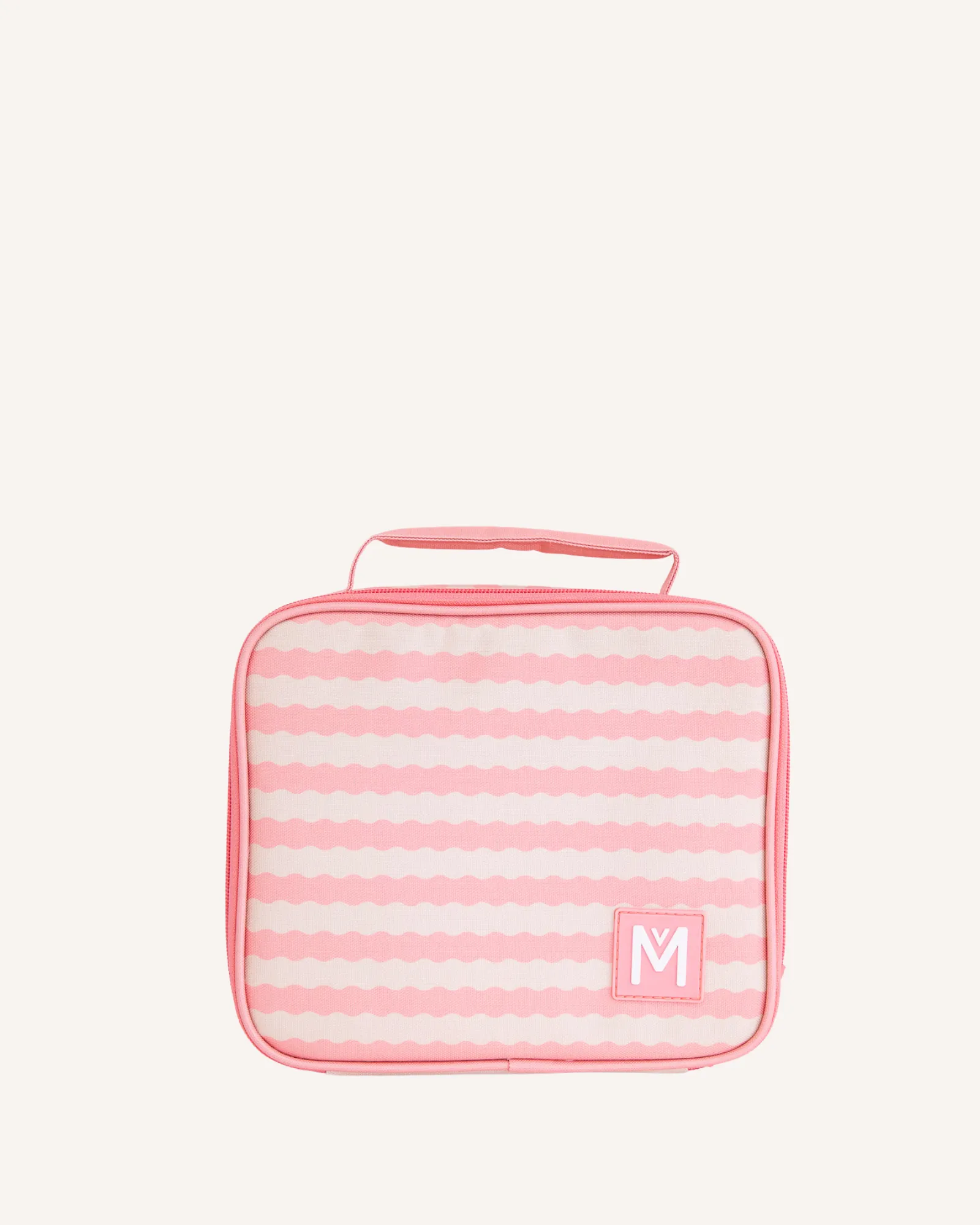 MontiiCo Medium Insulated Lunch Bag - Ripple Camellia