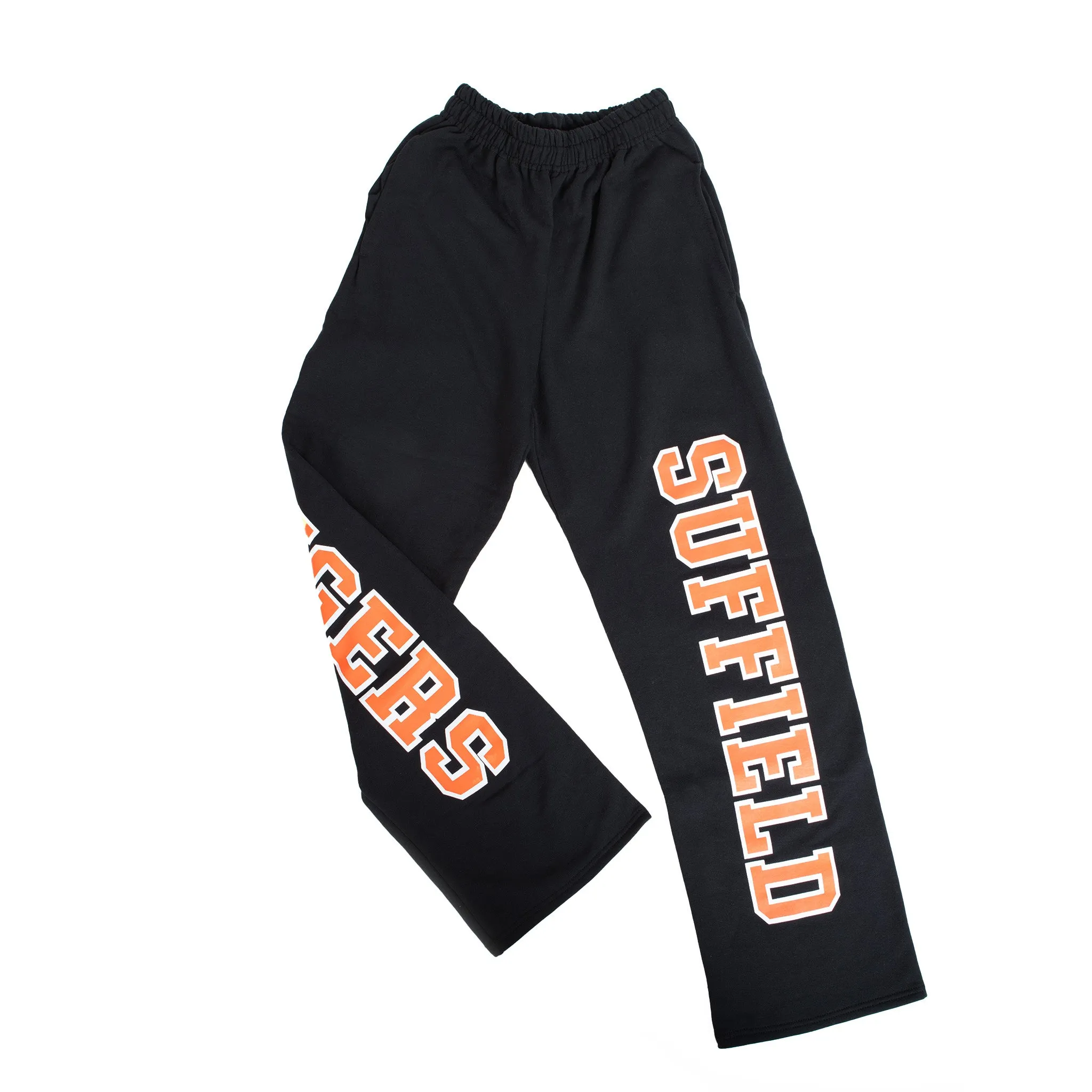 MV Sport Open Bottom Black sweatpants