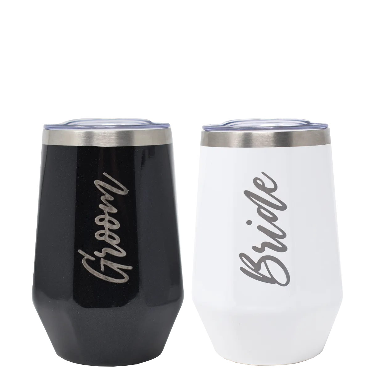 MyBevi 12 oz. Napa Tumbler - Bride and Groom Bundle