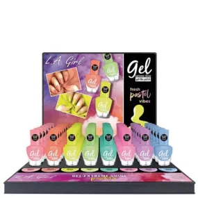 Neon Pastel Gel Extreme Nail Polish Display Set (48 units)