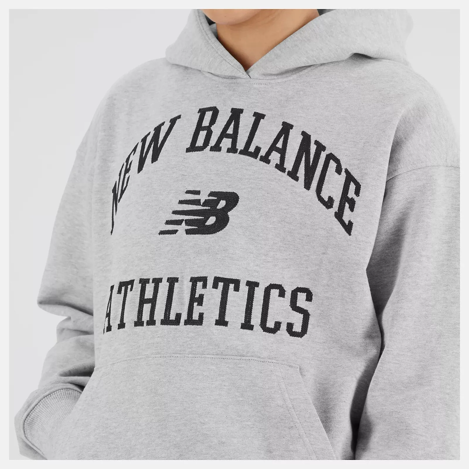 NEW BALANCE ATHLETICS VARSITY OVERSIZED FLEECE HOODIE