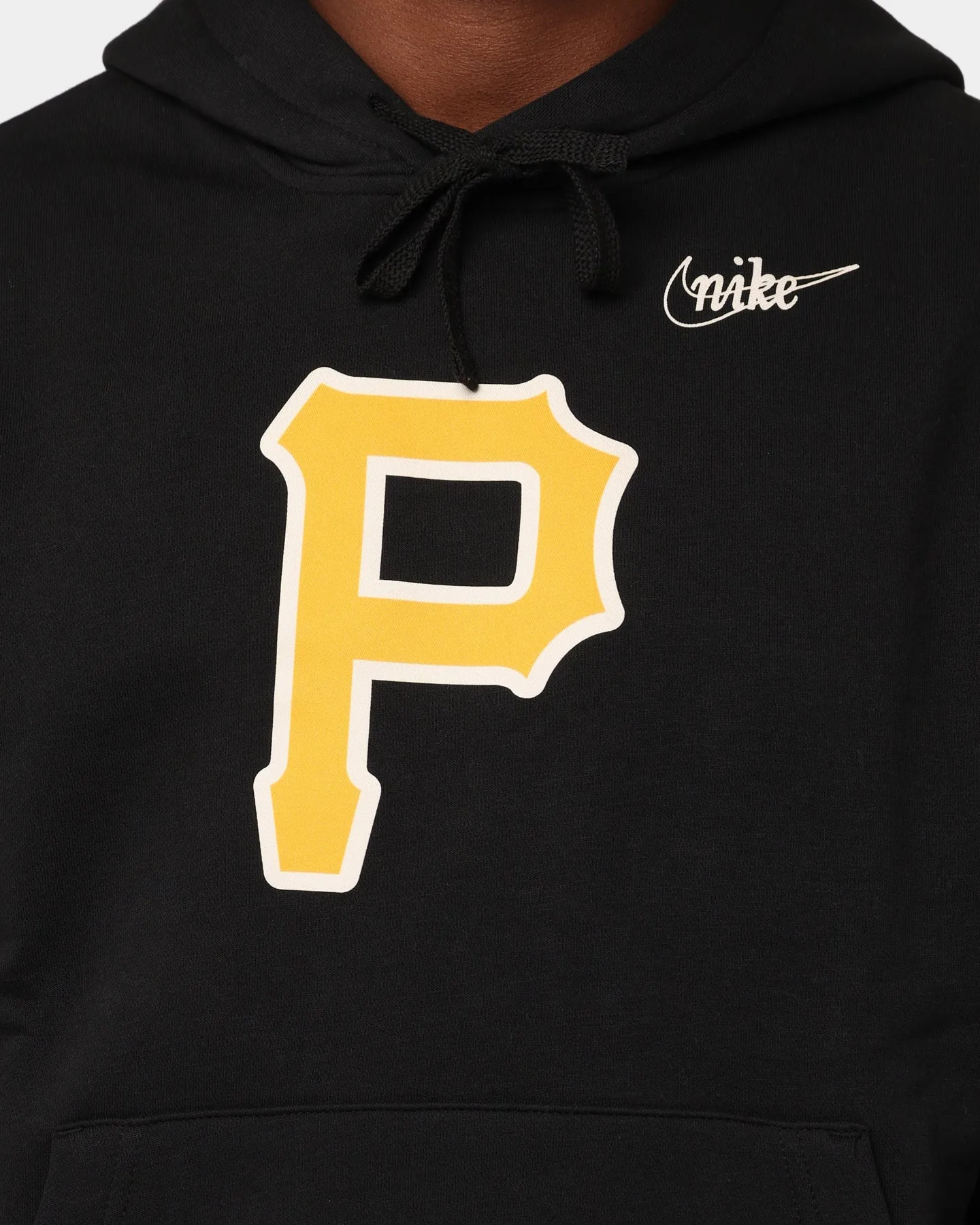 Nike Pittsburgh Pirates Cooperstown Logo Club Pullover Hoodie Black