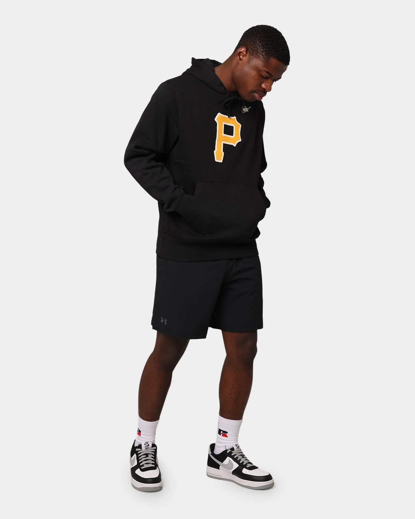 Nike Pittsburgh Pirates Cooperstown Logo Club Pullover Hoodie Black