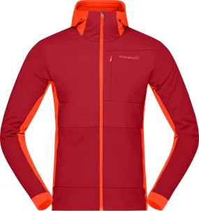 Norrøna Men&#x27;s Falketind Alpha90 Insulated Zip Hood Arednalin/Rhubarb | Buy Norrøna Men&#x27;s Falketind Alpha90 Insulated Zip Hood Arednalin/Rhubarb here | Outnorth