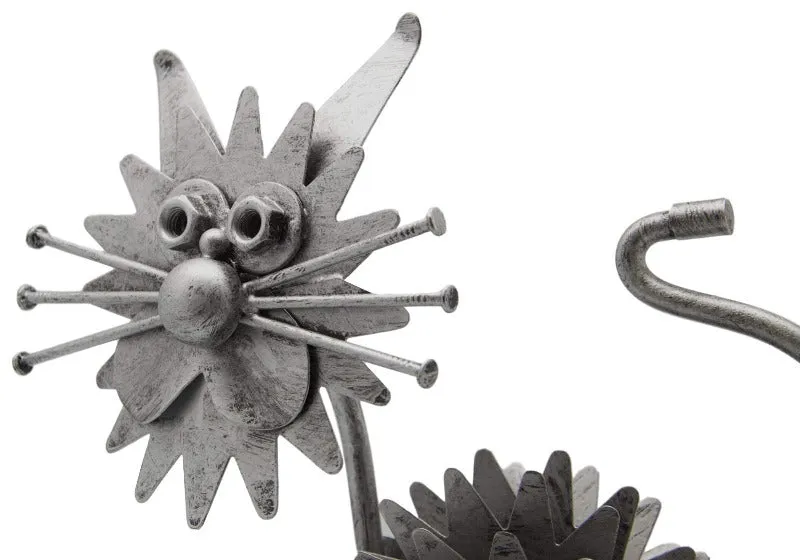 Nuts & Bolts Metal Cat Ornament