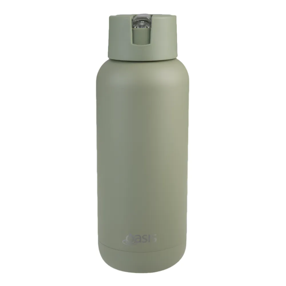 Oasis MODA Insulated Drink Bottle 1L - Olive Green