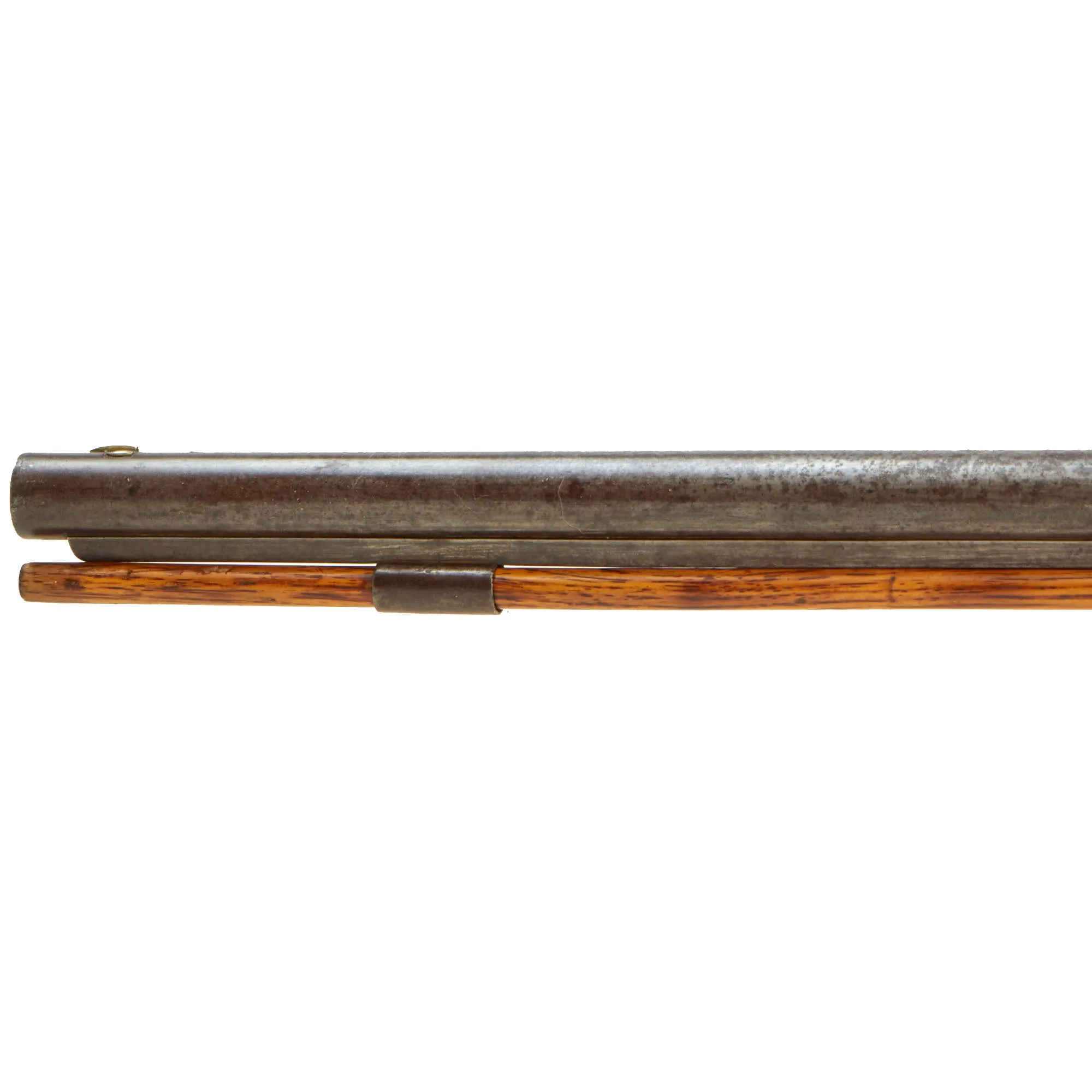 Original U.S. Large Bore Half-Stocked Percussion Hunting Rifle with Set Trigger and Lock by Atkinson - circa 1845