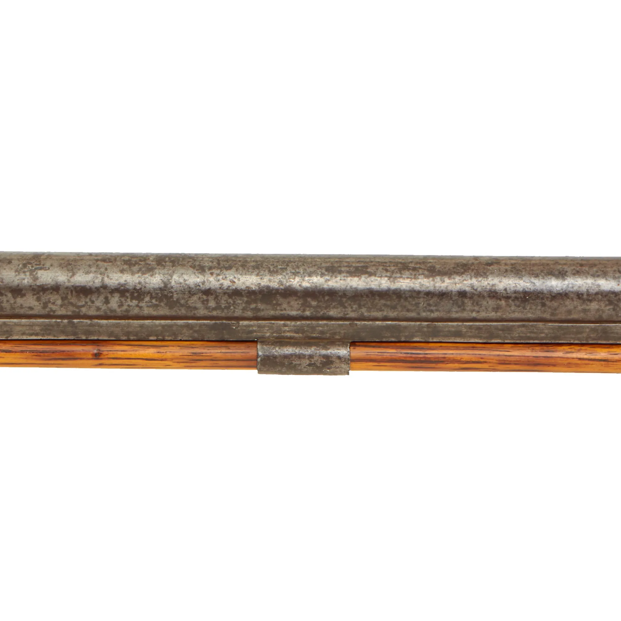 Original U.S. Large Bore Half-Stocked Percussion Hunting Rifle with Set Trigger and Lock by Atkinson - circa 1845