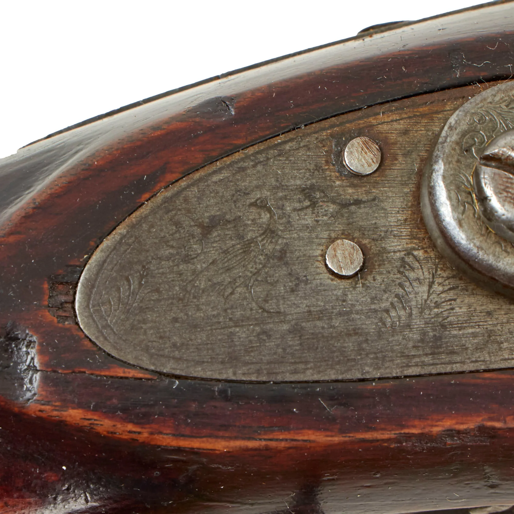 Original U.S. Large Bore Half-Stocked Percussion Hunting Rifle with Set Trigger and Lock by Atkinson - circa 1845