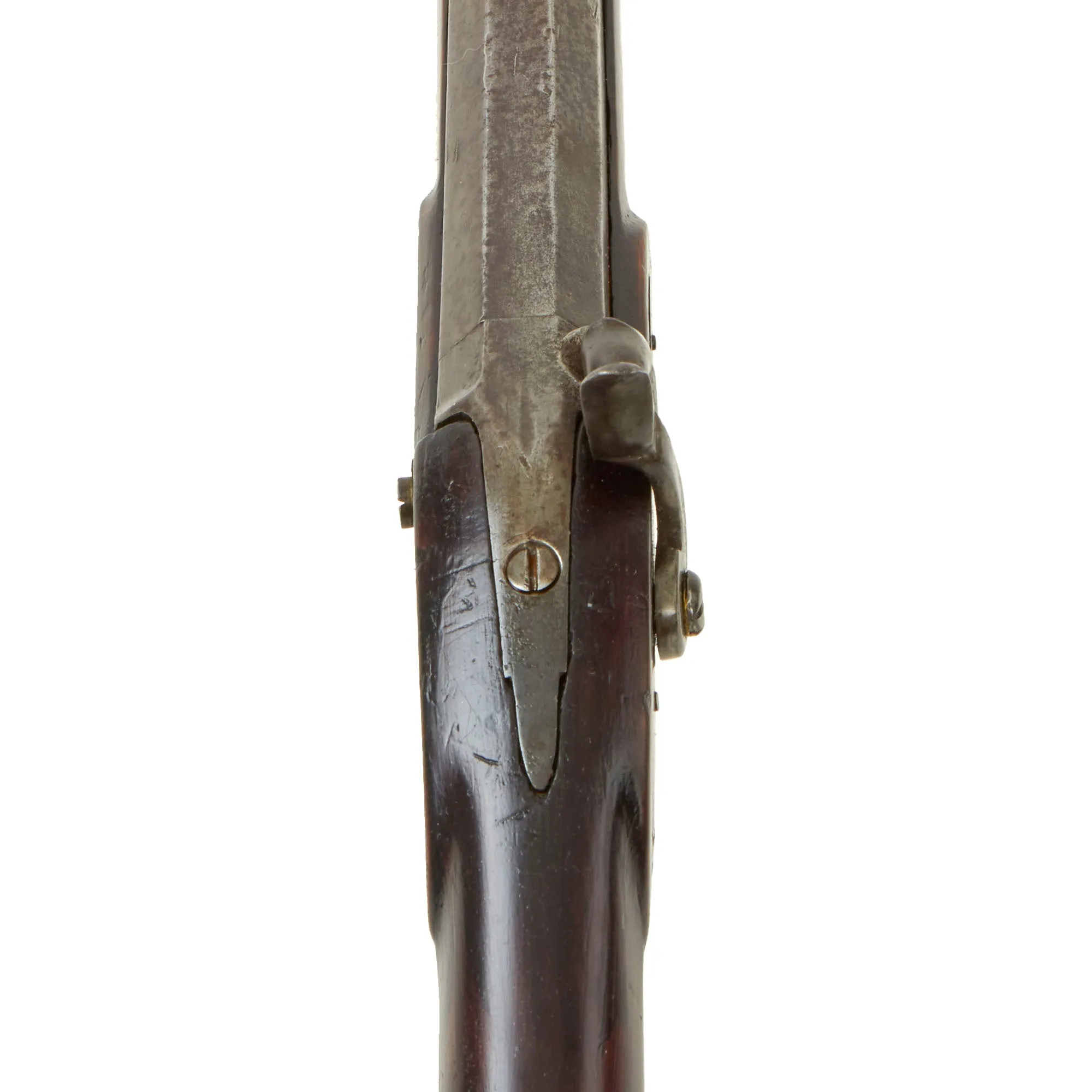 Original U.S. Large Bore Half-Stocked Percussion Hunting Rifle with Set Trigger and Lock by Atkinson - circa 1845