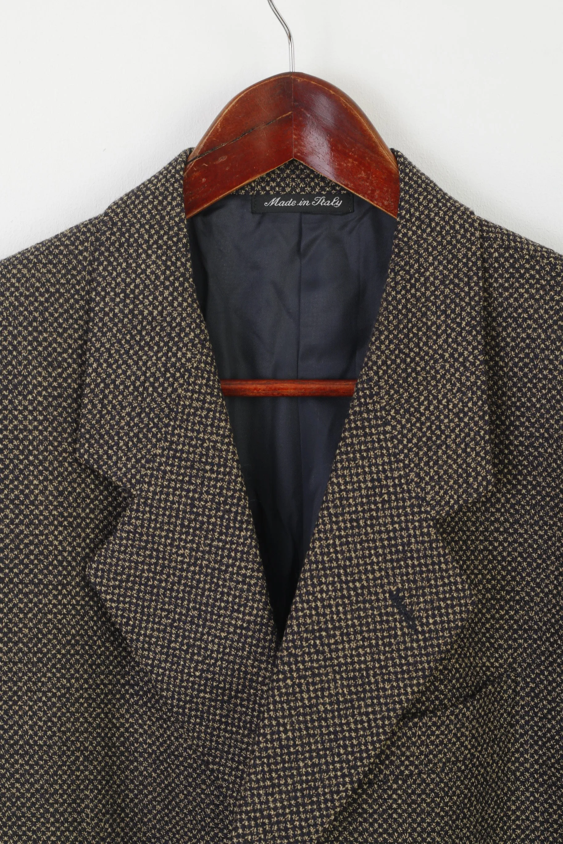 Pal Zileri Men 48 38 Blazer Brown Wool Vintage Single Breasted Made in Italy Jacket