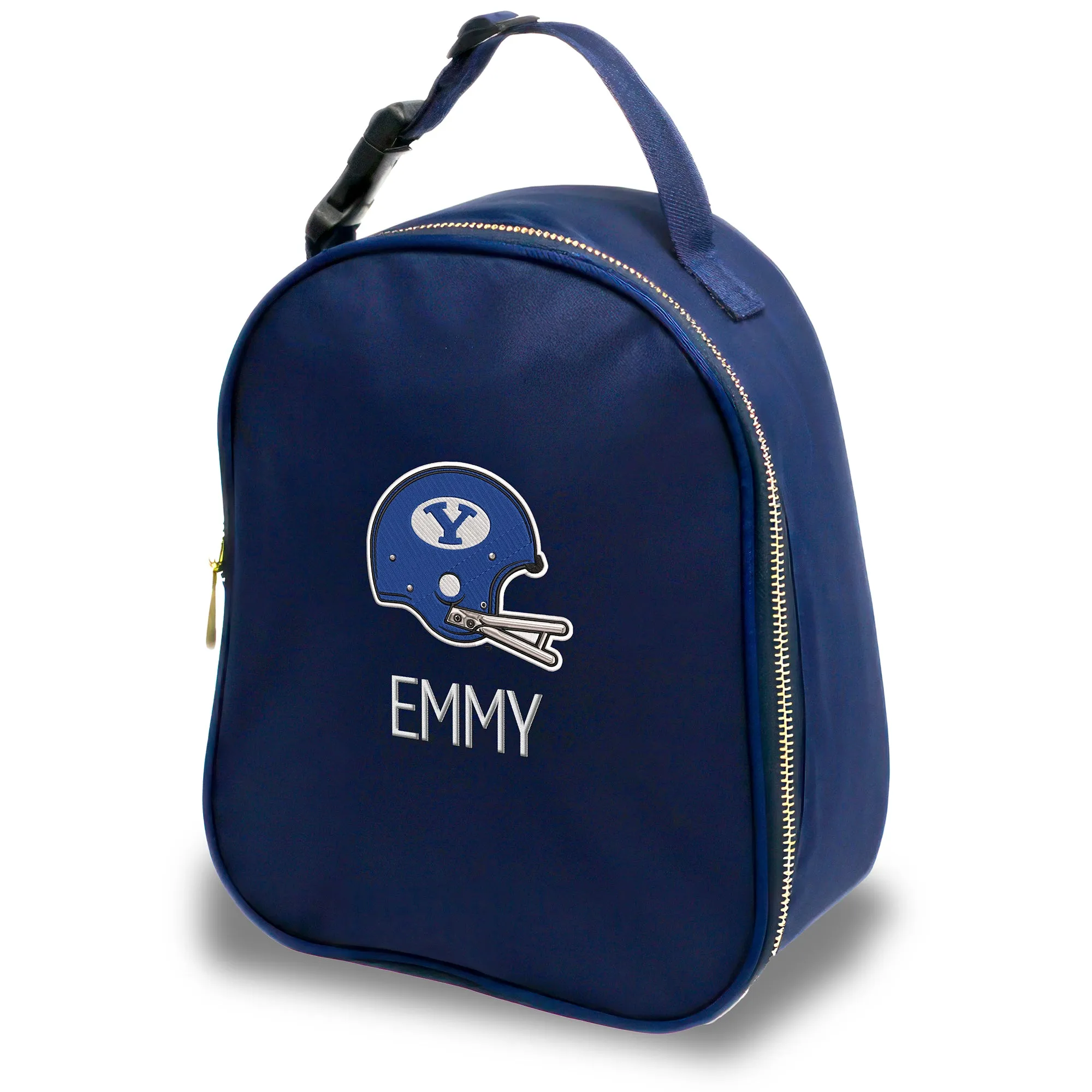 Personalized Brigham Young Cougars Helmet Insulated Bag