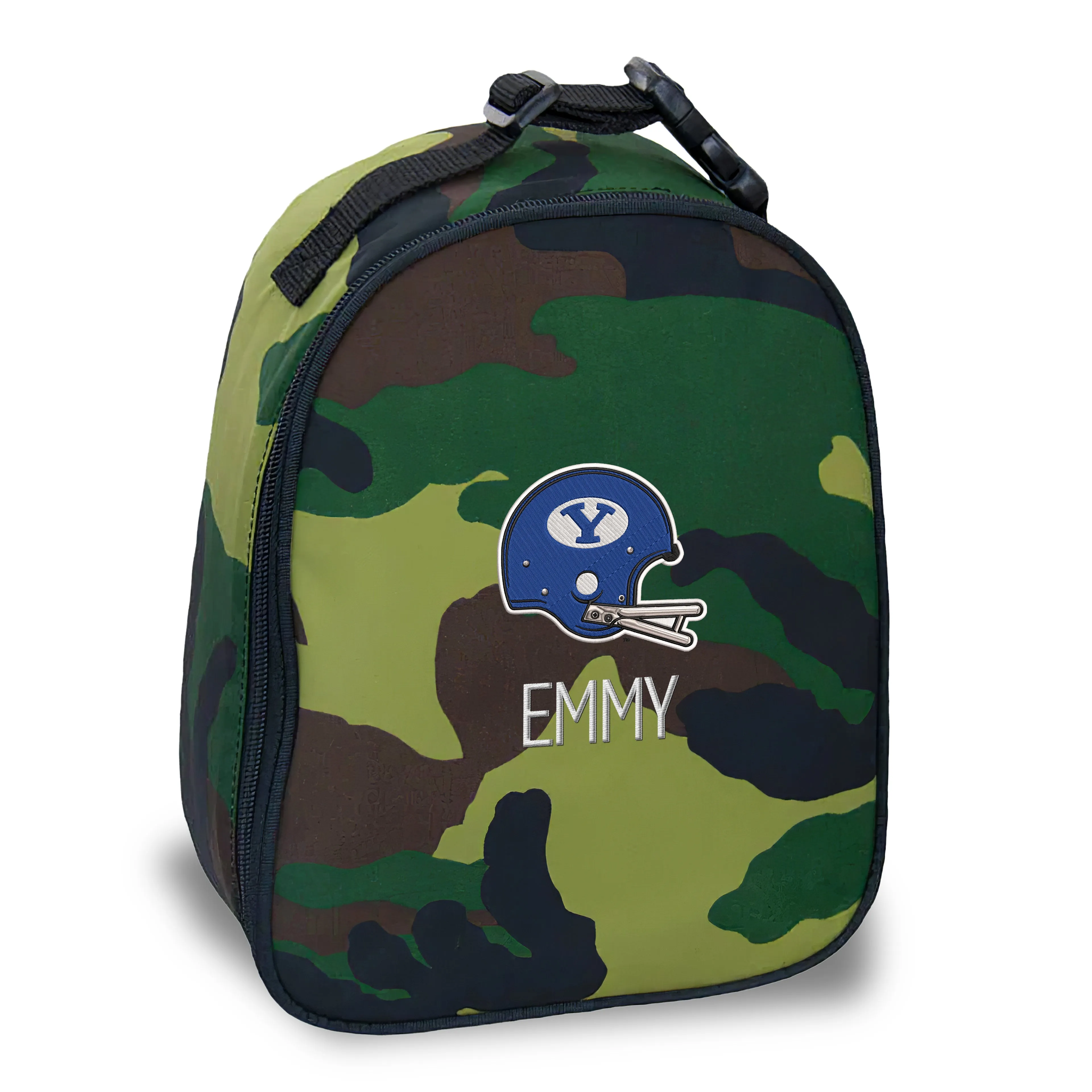 Personalized Brigham Young Cougars Helmet Insulated Bag