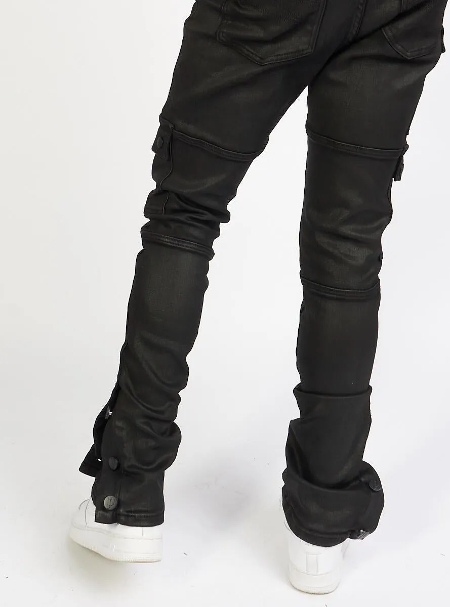 Politics Jeans - Hans - Wax Stacked - Jet Black - 503