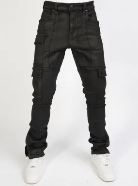 Politics Jeans - Hans - Wax Stacked - Jet Black - 503