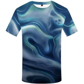 Psychedelic T shirts Men Halloween Tshirts Casual Skull Tshirt Printed Fantasy T-shirts 3d Space Shirt Print Short Sleeve summer