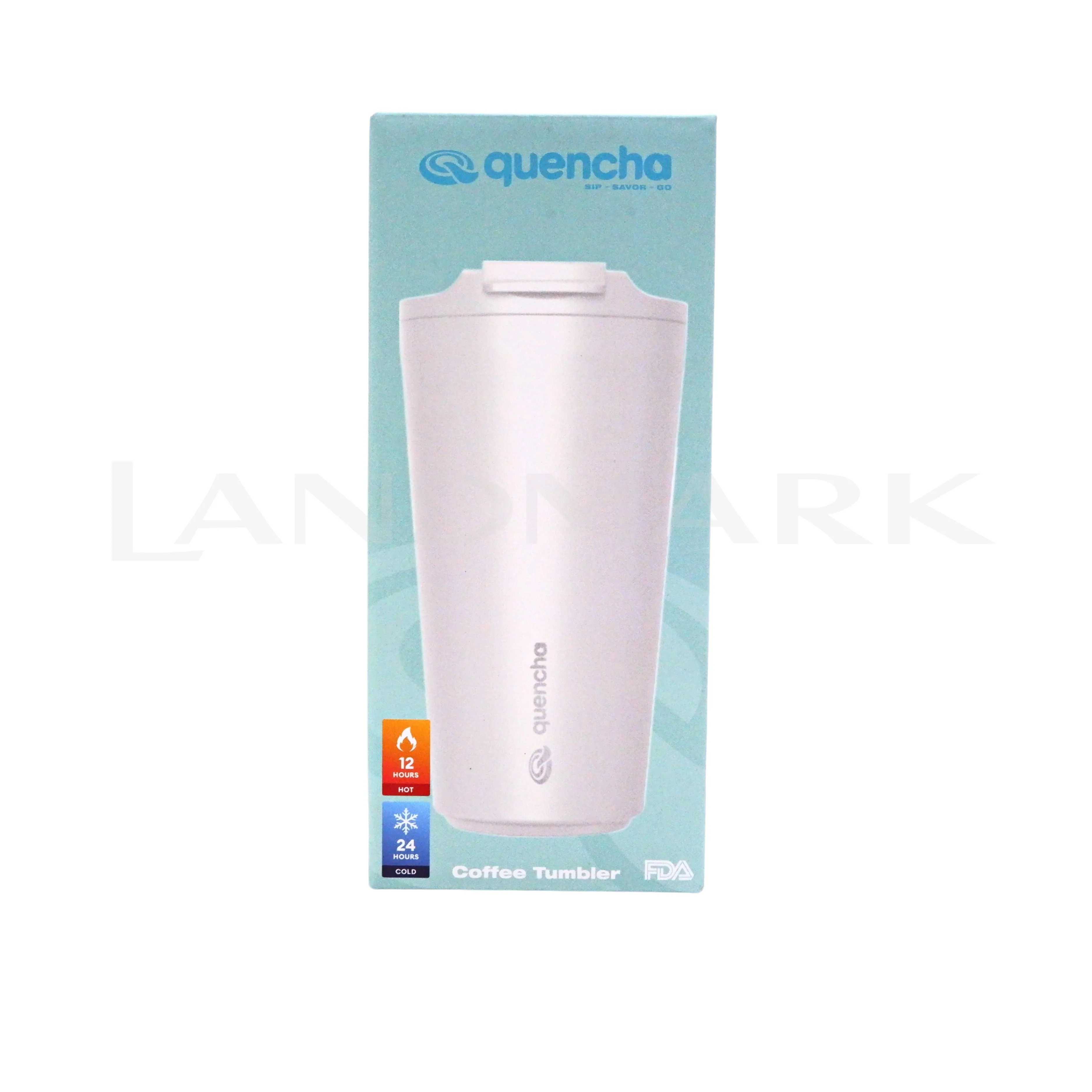 Quencha Premium Insulated Coffee Tumbler 600ml