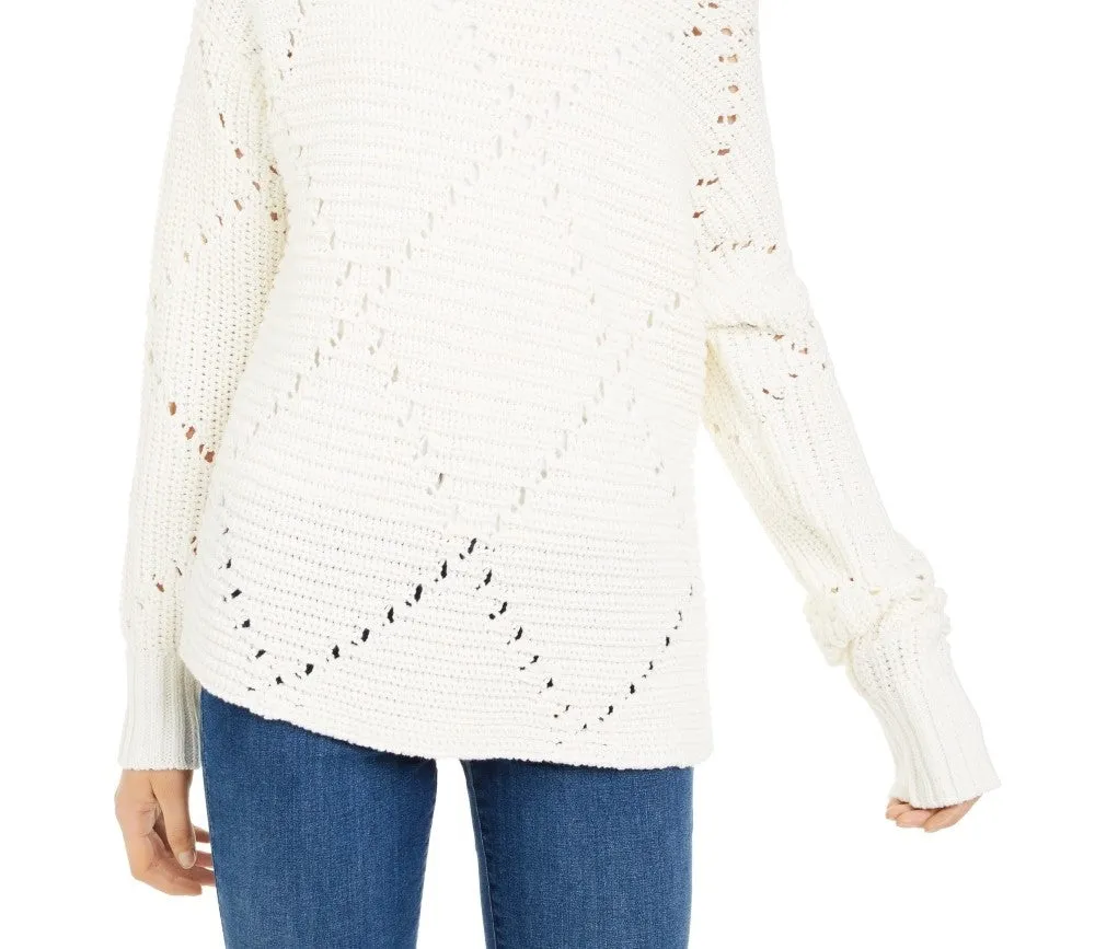 Rachel Roy Women's Elise Off-The-Shoulder Sweater White Size X-Large