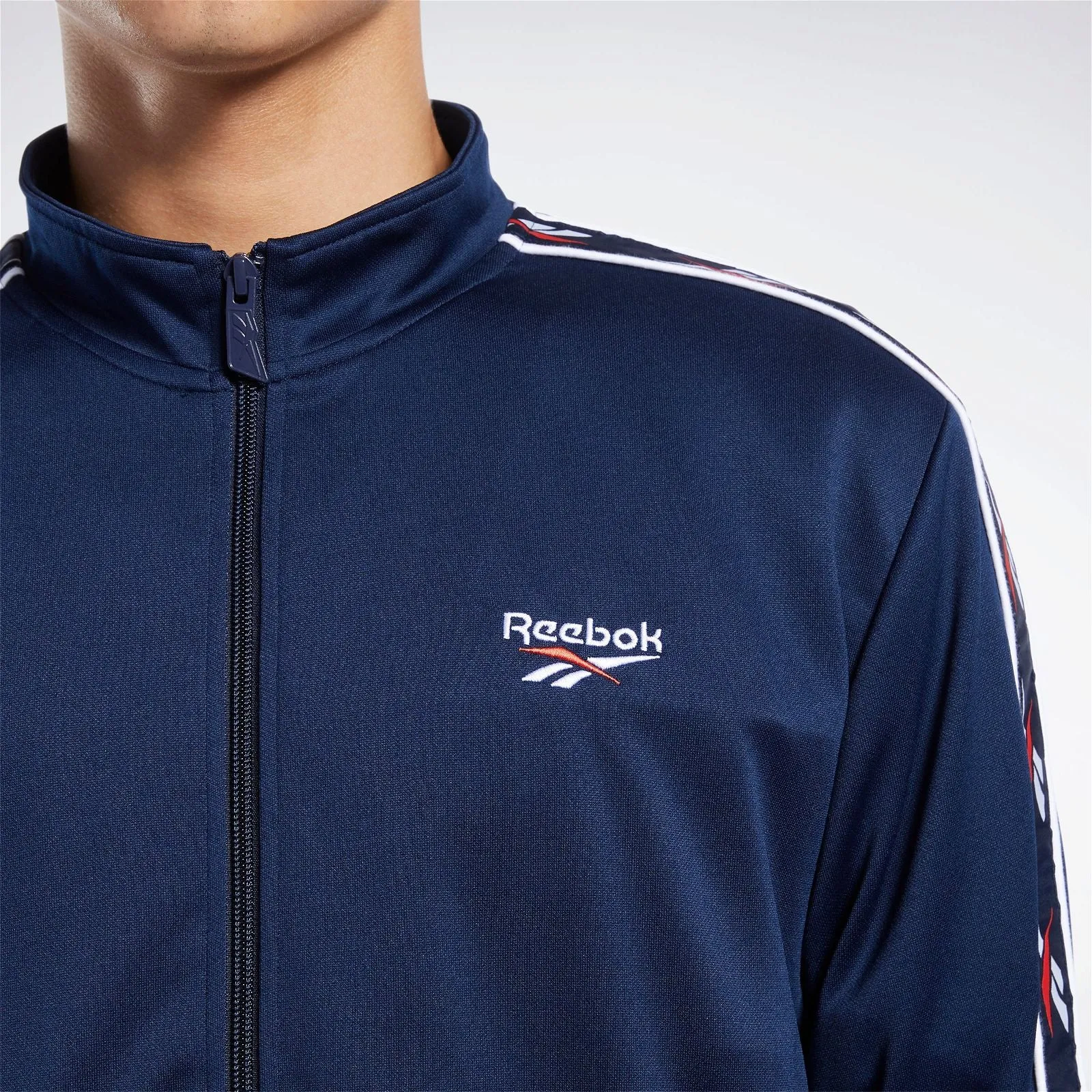 Reebok Classics Vector Tape Track Jacket - Navy