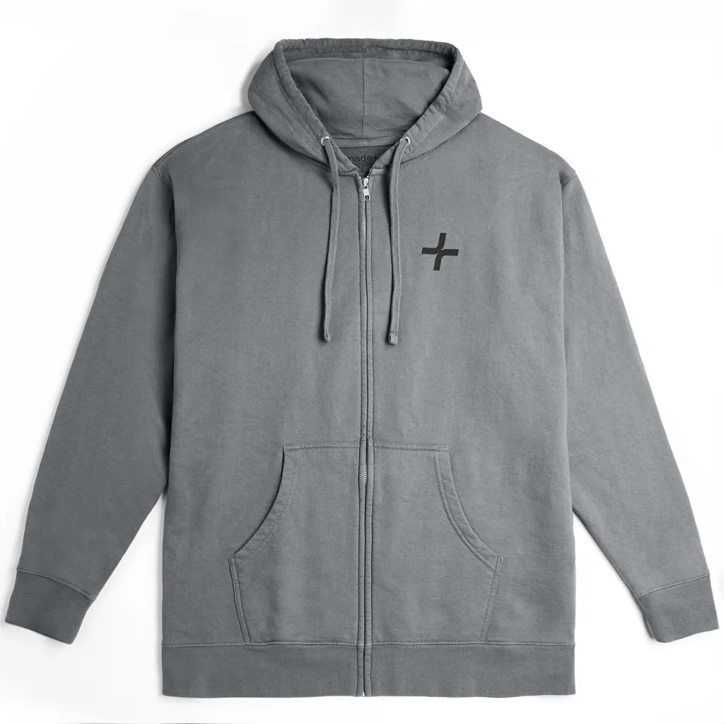 retro zip-up hoodie