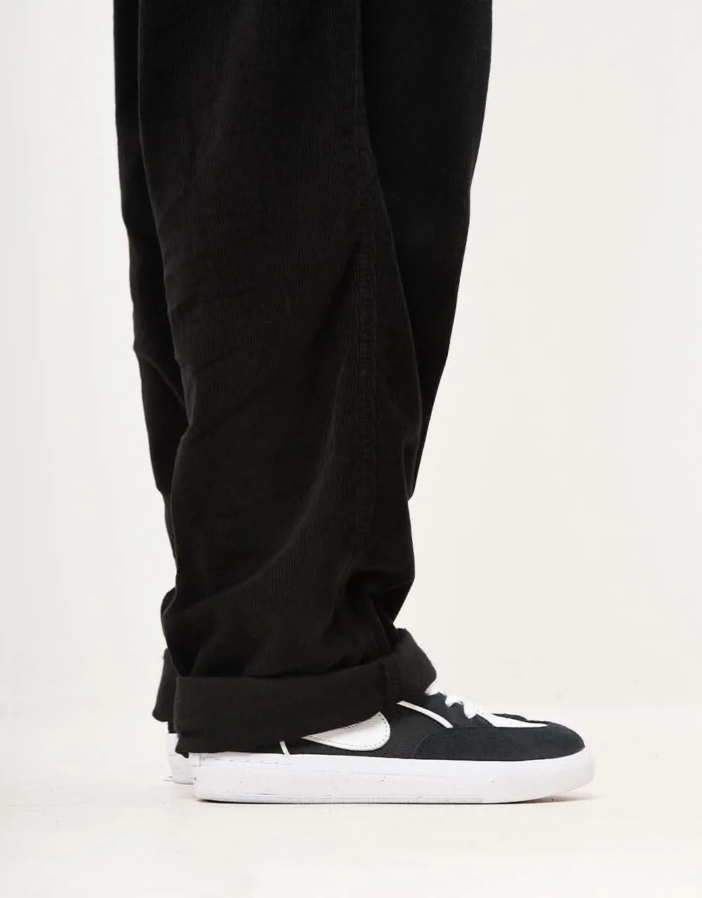 Route One Classic Cord Beach Pants - Black