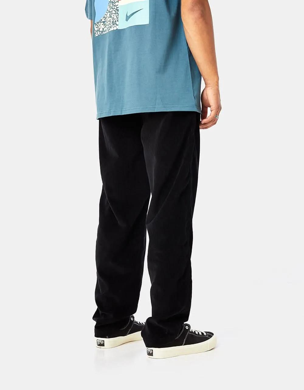 Route One Classic Cord Beach Pants - Black