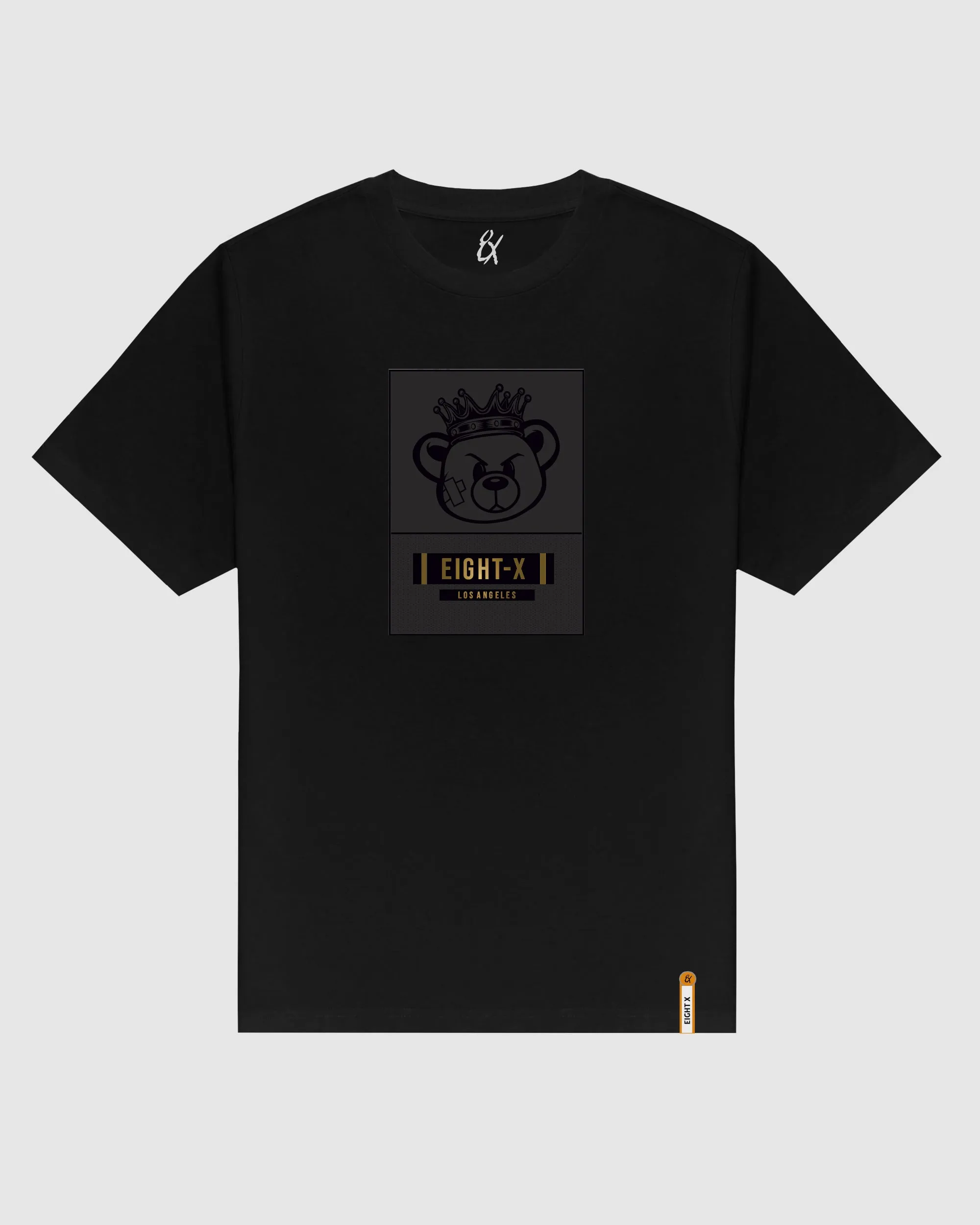 Royal Bear White Slim Fit Graphic T-Shirt | K-2424