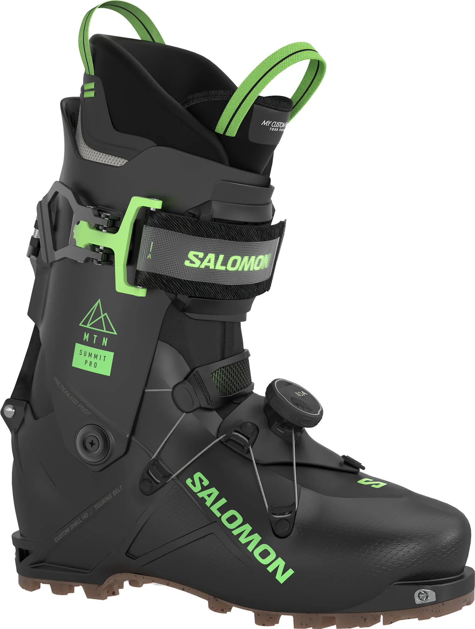 Salomon Men&#x27;s MTN Summit Pure Black/Pastel Neon Green/Rainy Day | Buy Salomon Men&#x27;s MTN Summit Pure Black/Pastel Neon Green/Rainy Day here | Outnorth