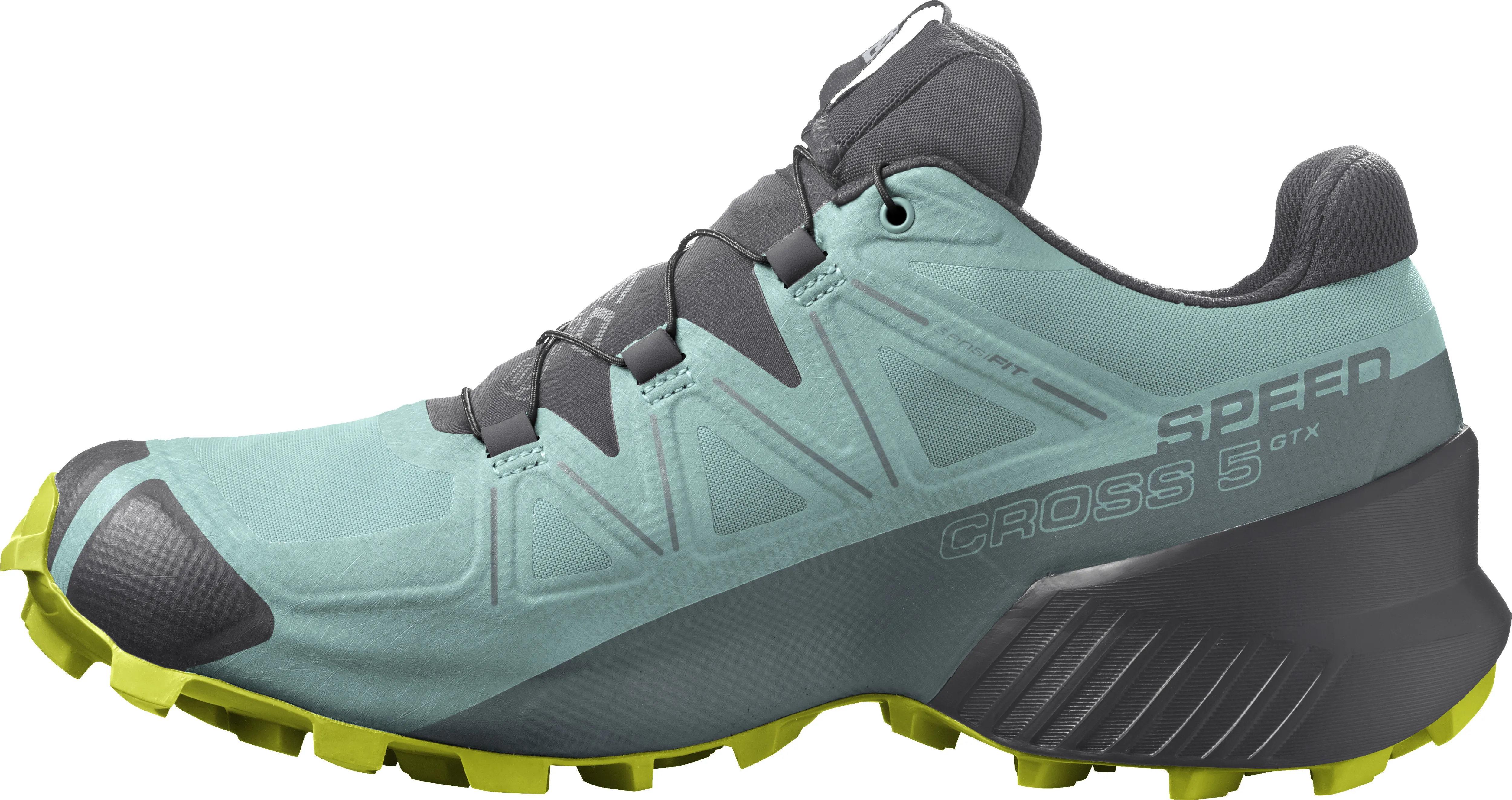 Salomon Women&#x27;s Speedcross 5 Gore-Tex Pastel Turquoise/Ebony/Evening Prim | Buy Salomon Women&#x27;s Speedcross 5 Gore-Tex Pastel Turquoise/Ebony/Evening Prim here | Outnorth