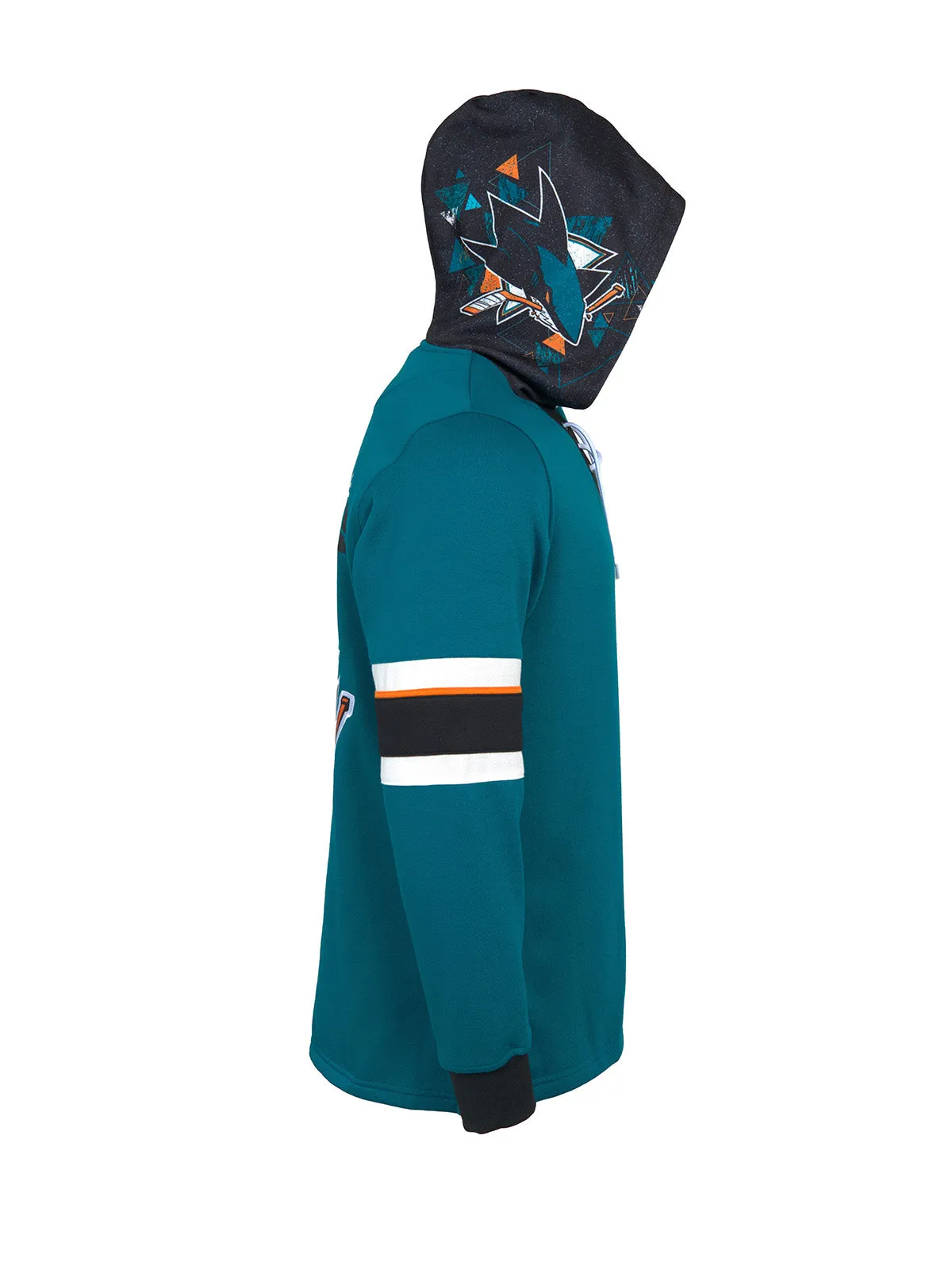 San Jose Sharks Lace-Up Hoodie