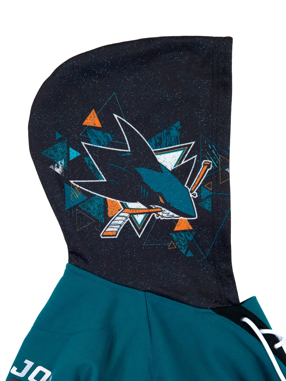 San Jose Sharks Lace-Up Hoodie