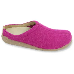 Sanita Lodge Slide Slipper Unisex In Fuchsia