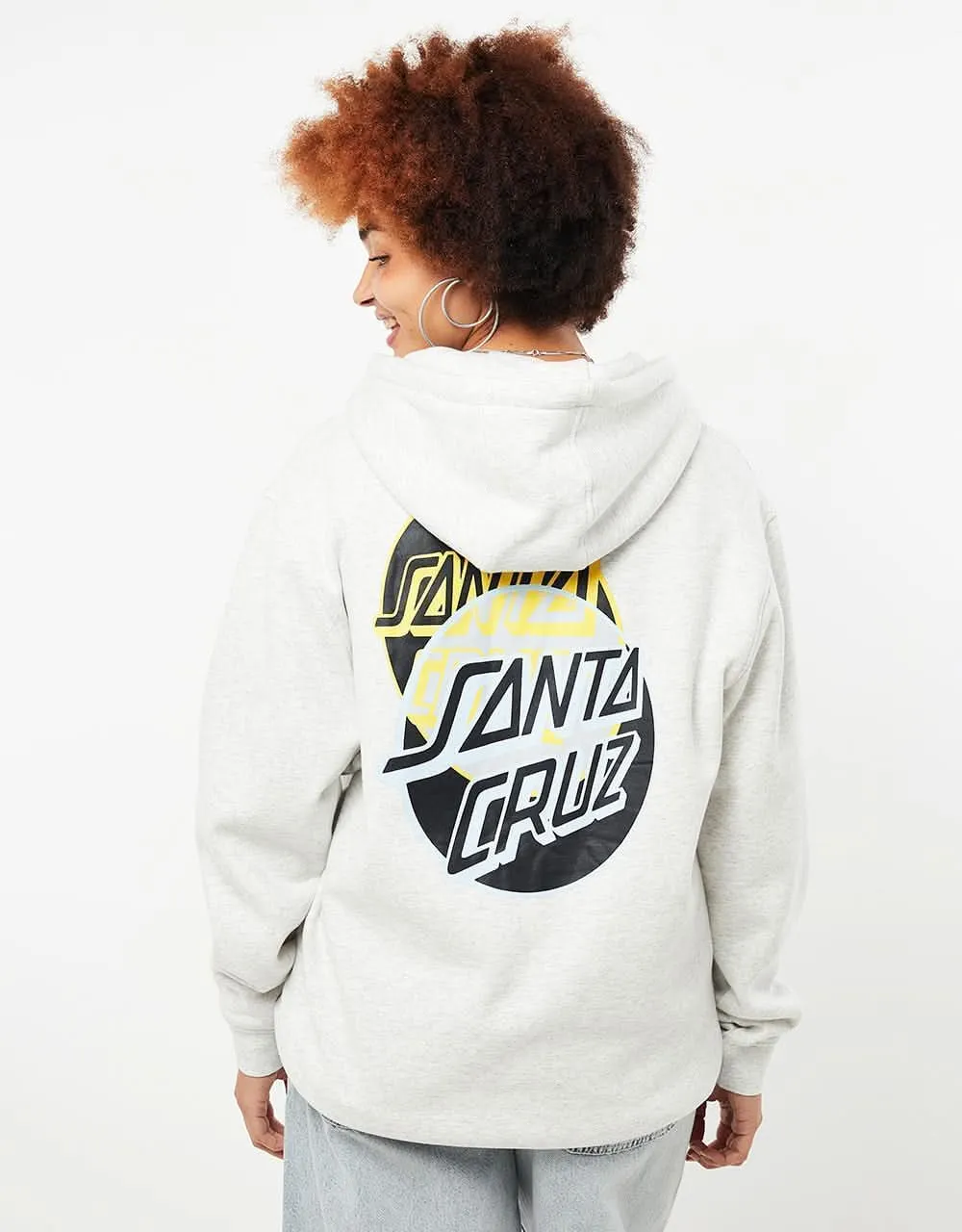 Santa Cruz Dissect Dot Pullover Hoodie - Athletic Heather