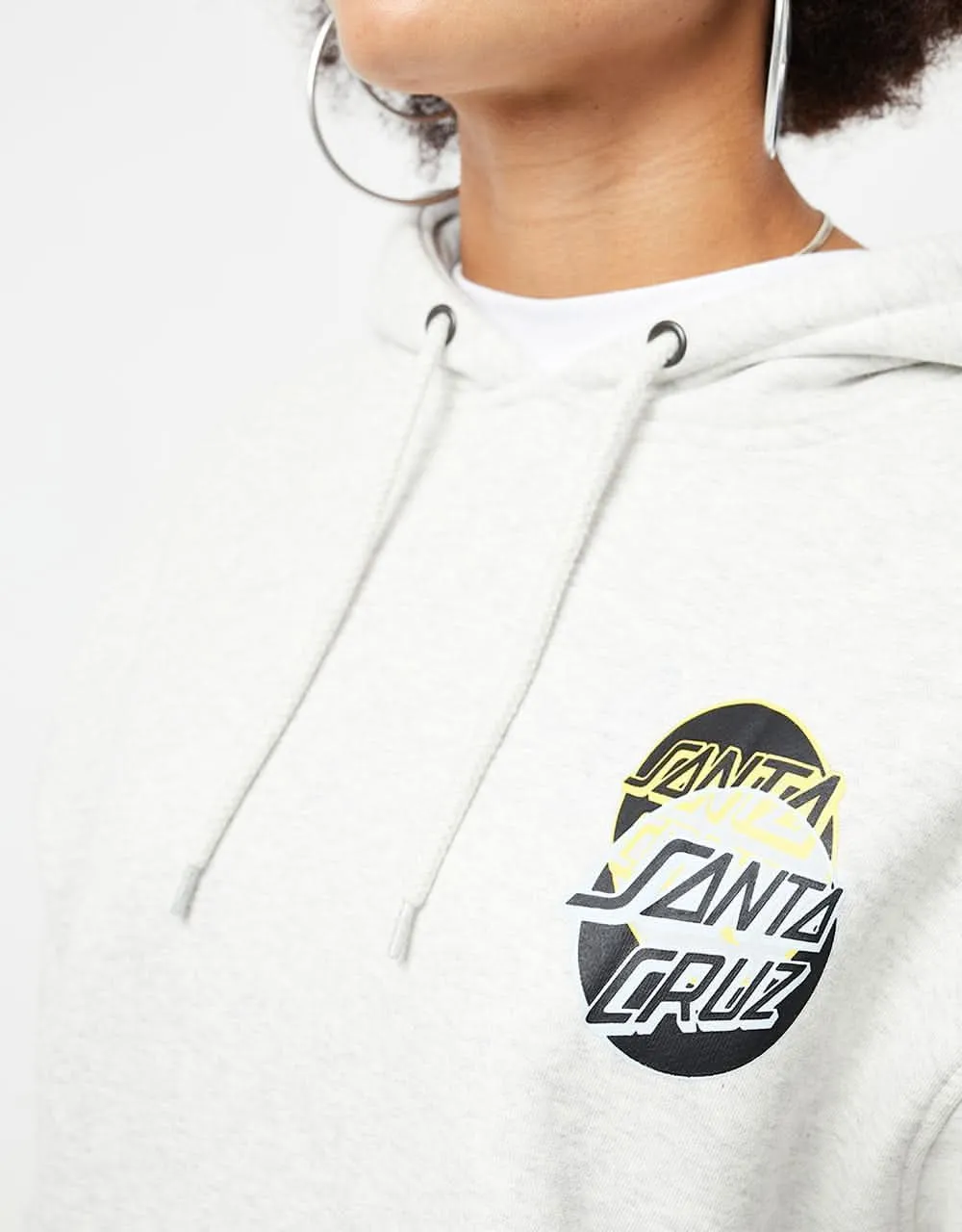 Santa Cruz Dissect Dot Pullover Hoodie - Athletic Heather