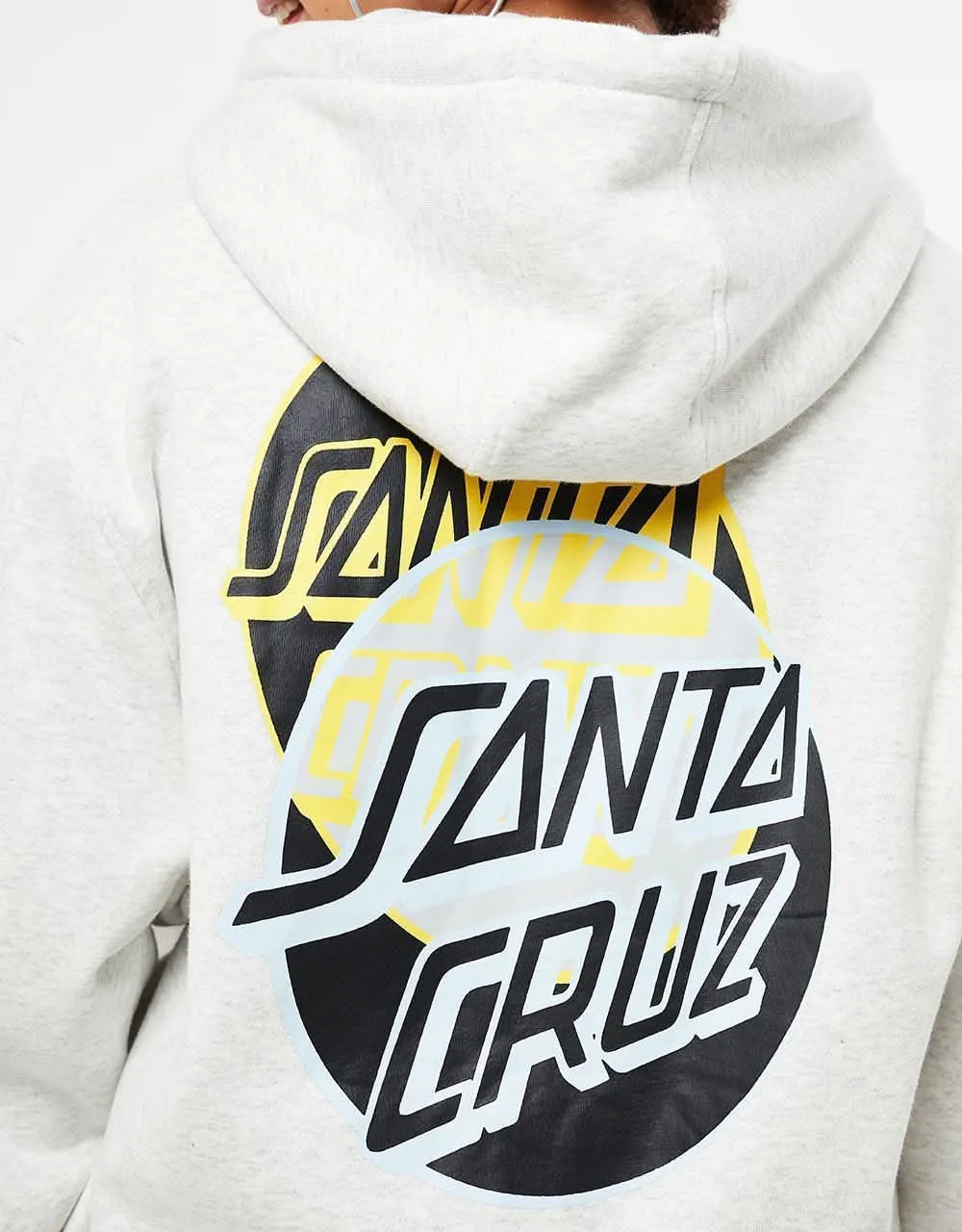 Santa Cruz Dissect Dot Pullover Hoodie - Athletic Heather