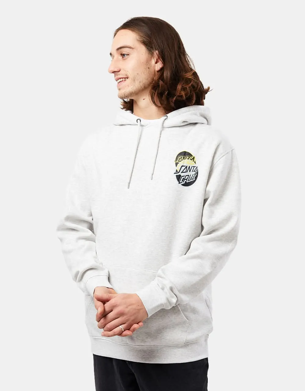 Santa Cruz Dissect Dot Pullover Hoodie - Athletic Heather