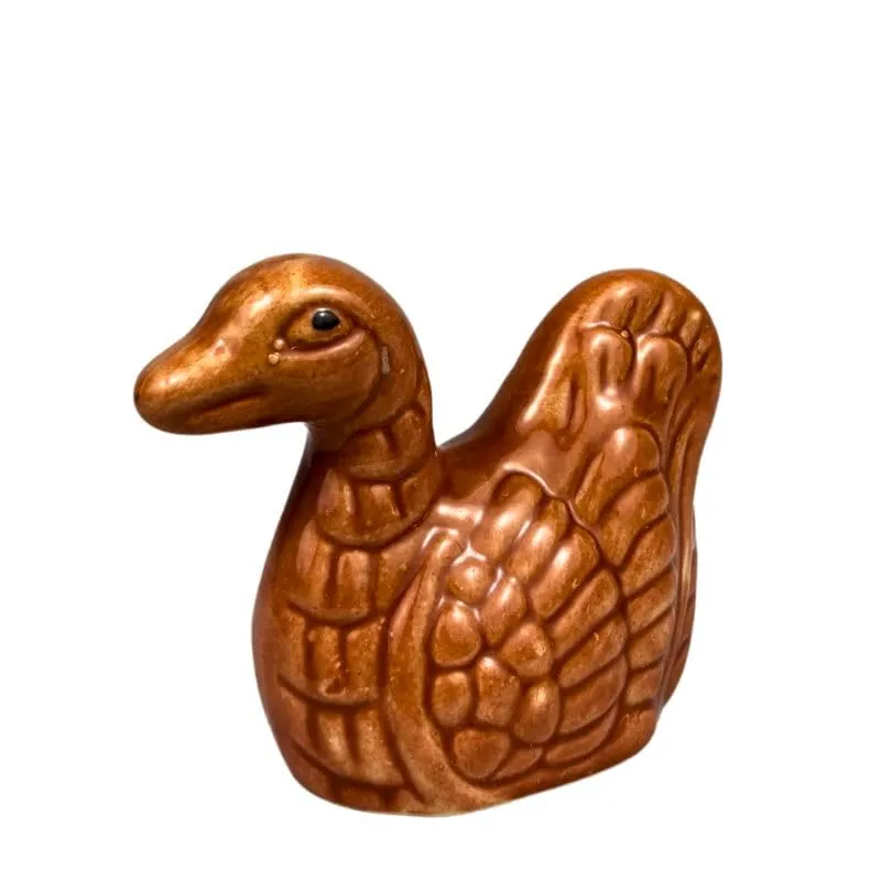 Shambhava Indian 1950s Ceramic Swans/Hans Figurine Set – High-Glazed, Glossy Finish for Diwali Gifts & Pooja