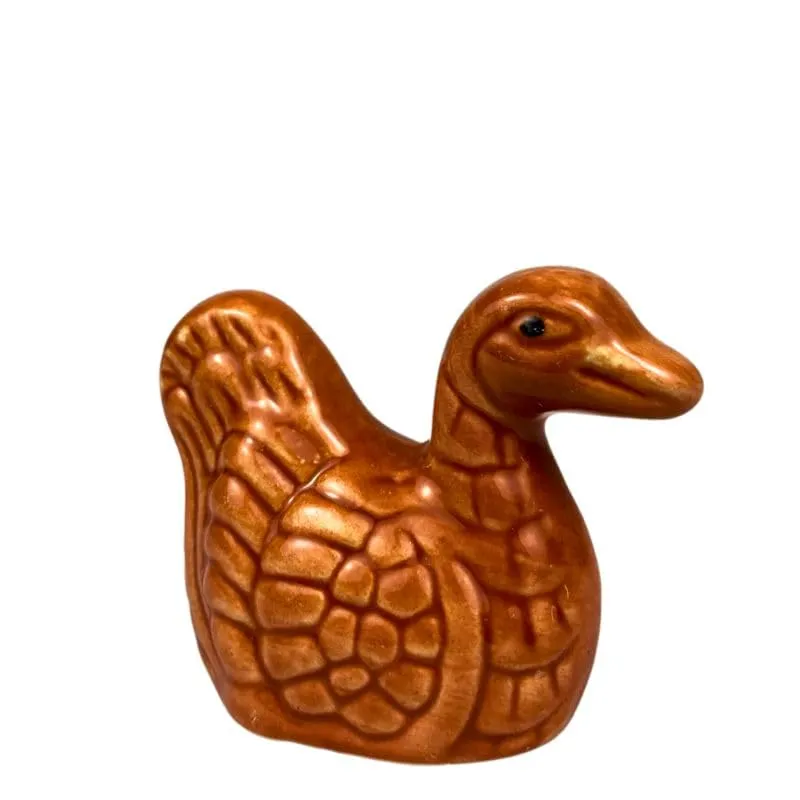 Shambhava Indian 1950s Ceramic Swans/Hans Figurine Set – High-Glazed, Glossy Finish for Diwali Gifts & Pooja