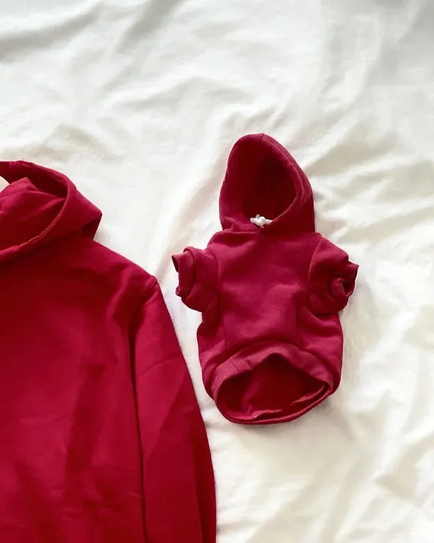 Simple and Plain pet hoodie