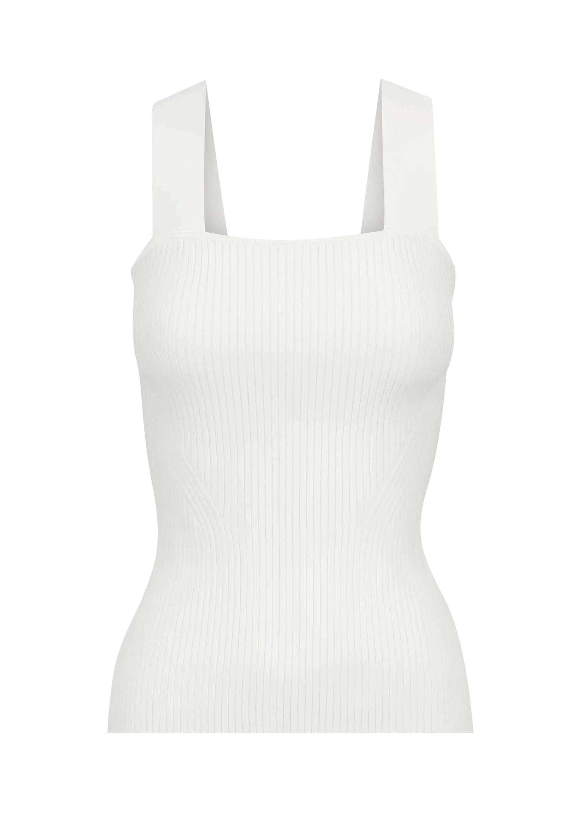 Sloane Knit Cami_White