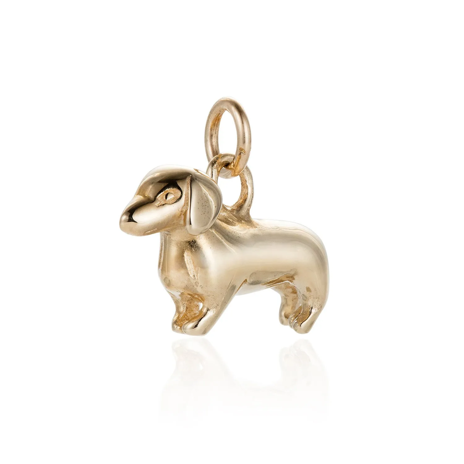 Solid Gold Dachshund Charm By Joy Everley