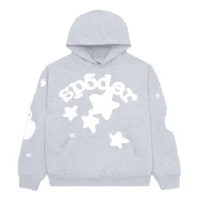 Sp5der 'Heather Grey' Beluga Hoodie